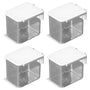 Set B: 4 Square Storage Box with Cover