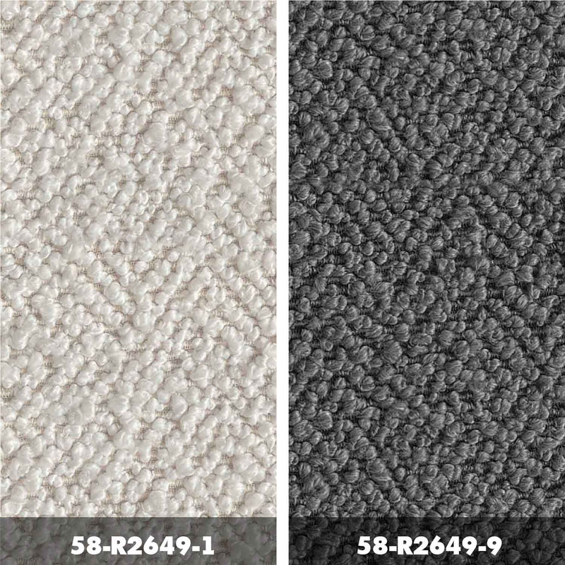 Minimalist Mixed Weave Fabric Modular L Shape Sectional Sofa ELEGANZA 4+L Color Swatches