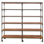 Rustic Elm Wood Display Shelf ROBUST
