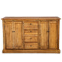 Rustic Elm Wood Storage Cabinet TRANQUILITY