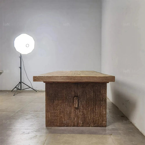 Rustic Pine Wood Dining Table DOCK Good to Know Preview-1
