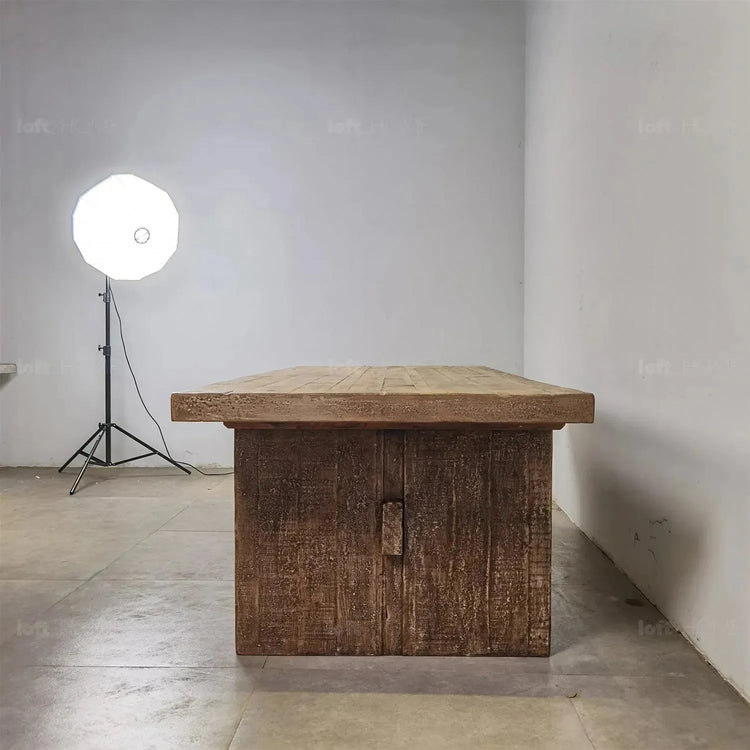Rustic Pine Wood Dining Table DOCK Good to Know Preview-1