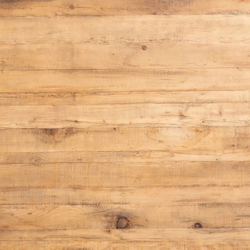 Rustic pine wood dining table dock color swatches.