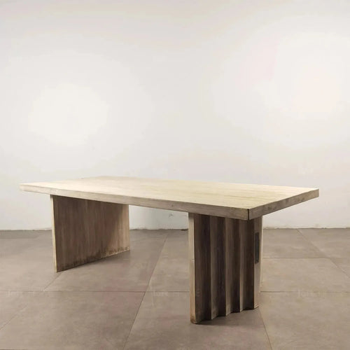 Rustic Pine Wood Dining Table LODGE Good to Know Preview-1