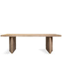Rustic Pine Wood Dining Table LODGE