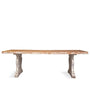 Rustic Pine Wood Dining Table PASTORAL