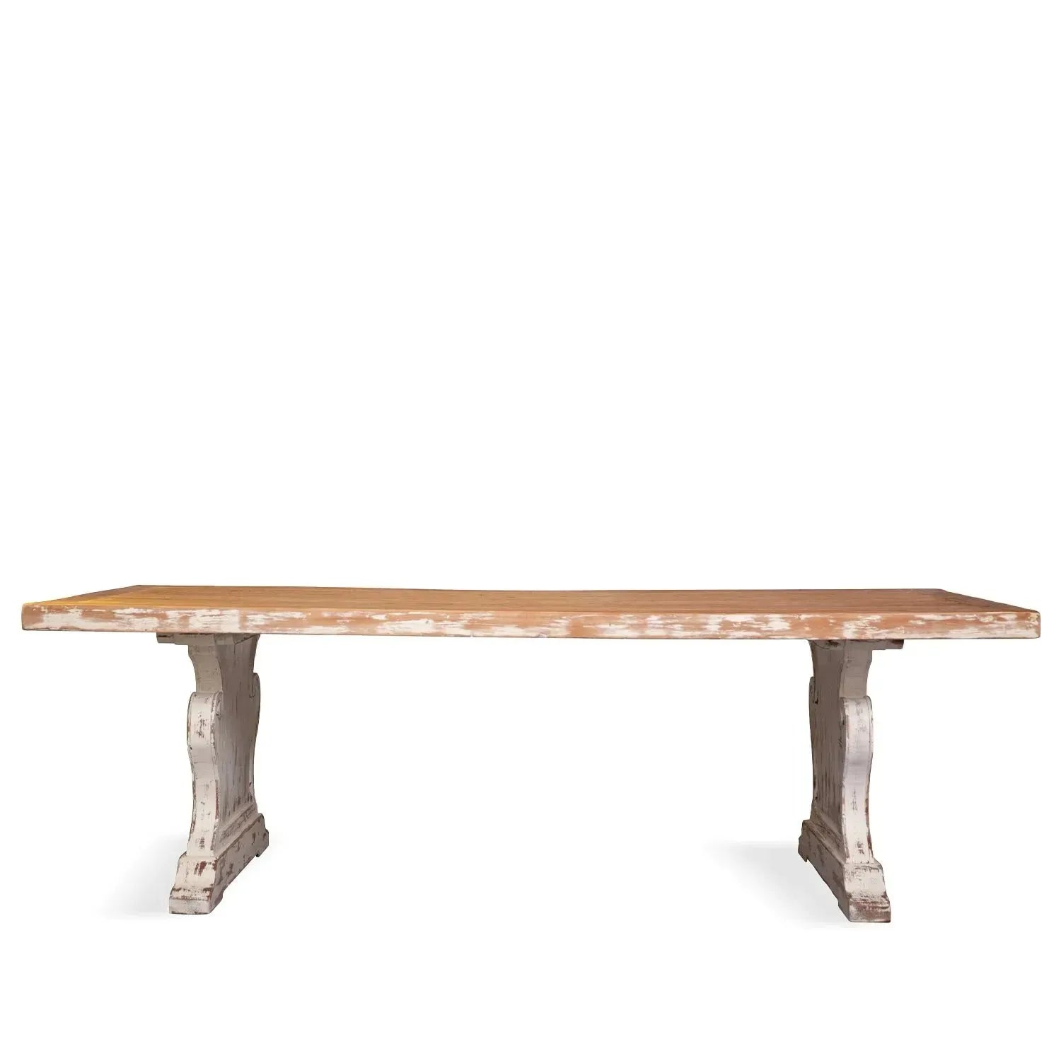 Rustic Pine Wood Dining Table PASTORAL – LOFT HOME