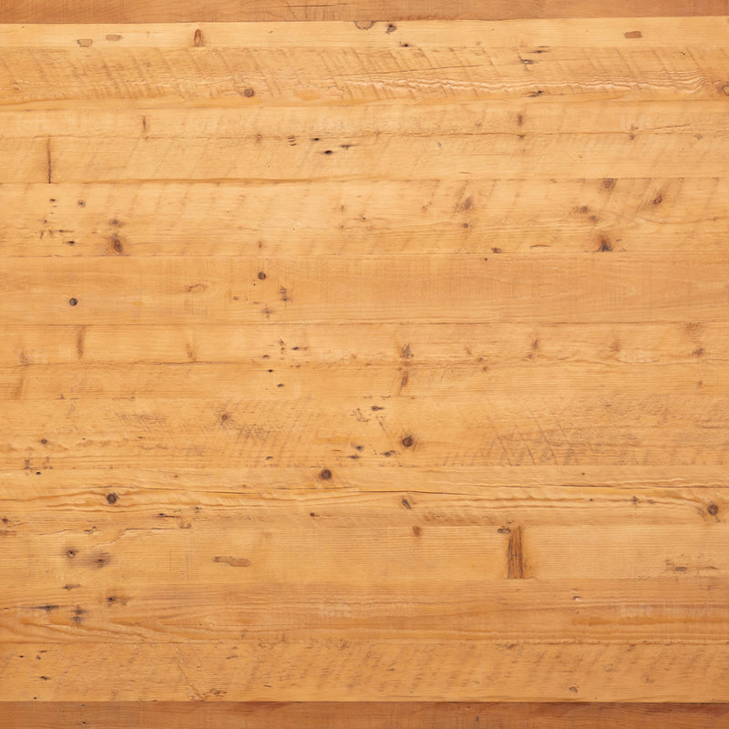 Rustic Pine Wood Dining Table PASTORAL Color Swatches