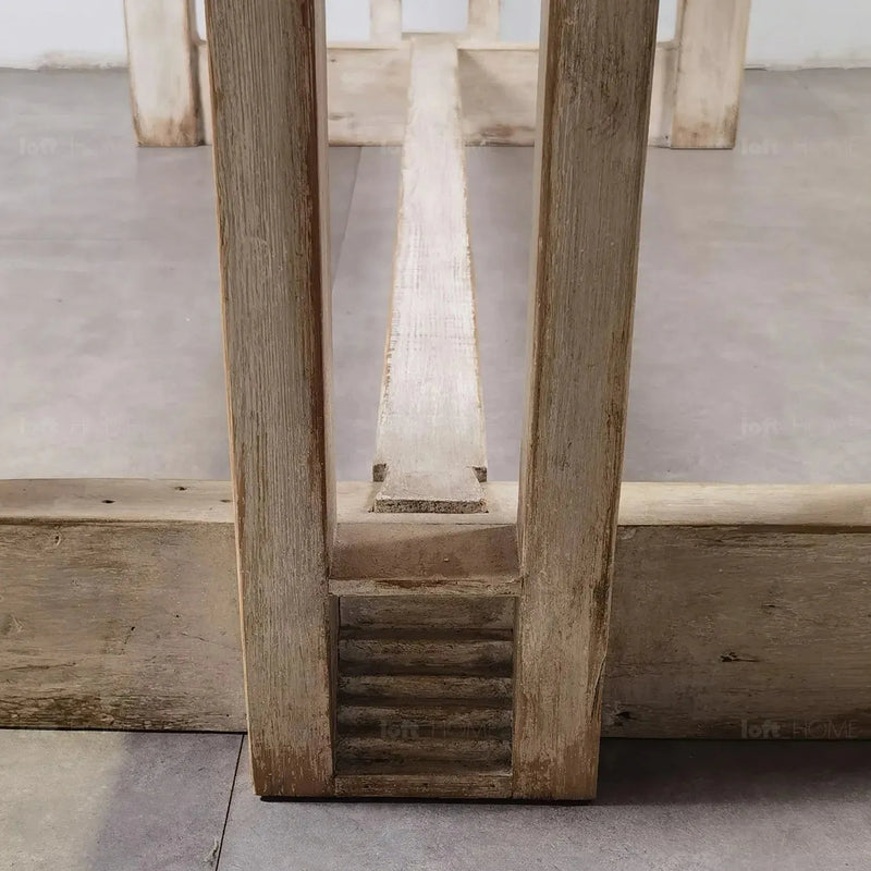 Rustic pine wood dining table pixie conceptual design.