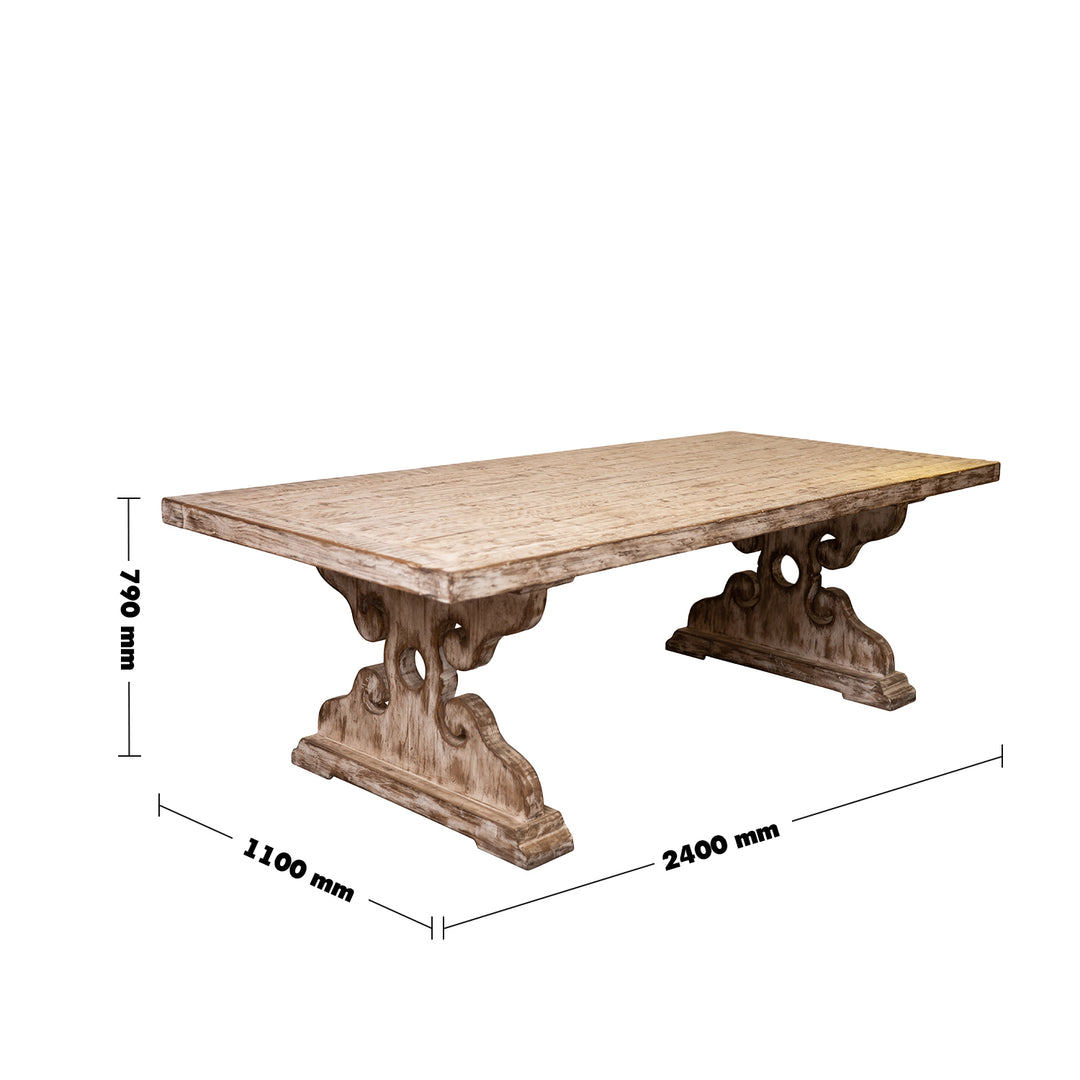 Rustic pine wood dining table sherlock size charts.