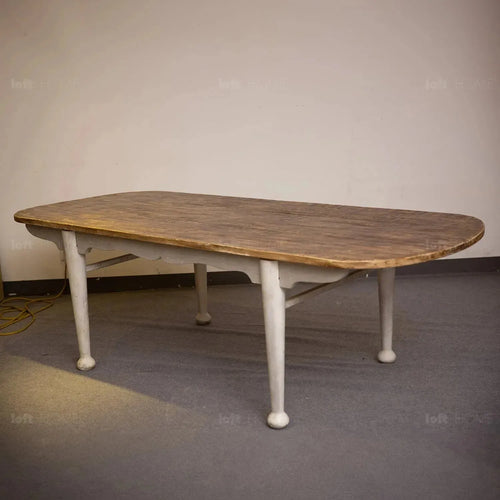 Rustic Pine Wood Dining Table SHORE Good to Know Preview-1