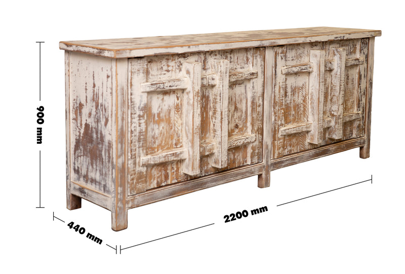 Rustic Pine Wood Storage Cabinet PINE PHANTOM Size Chart