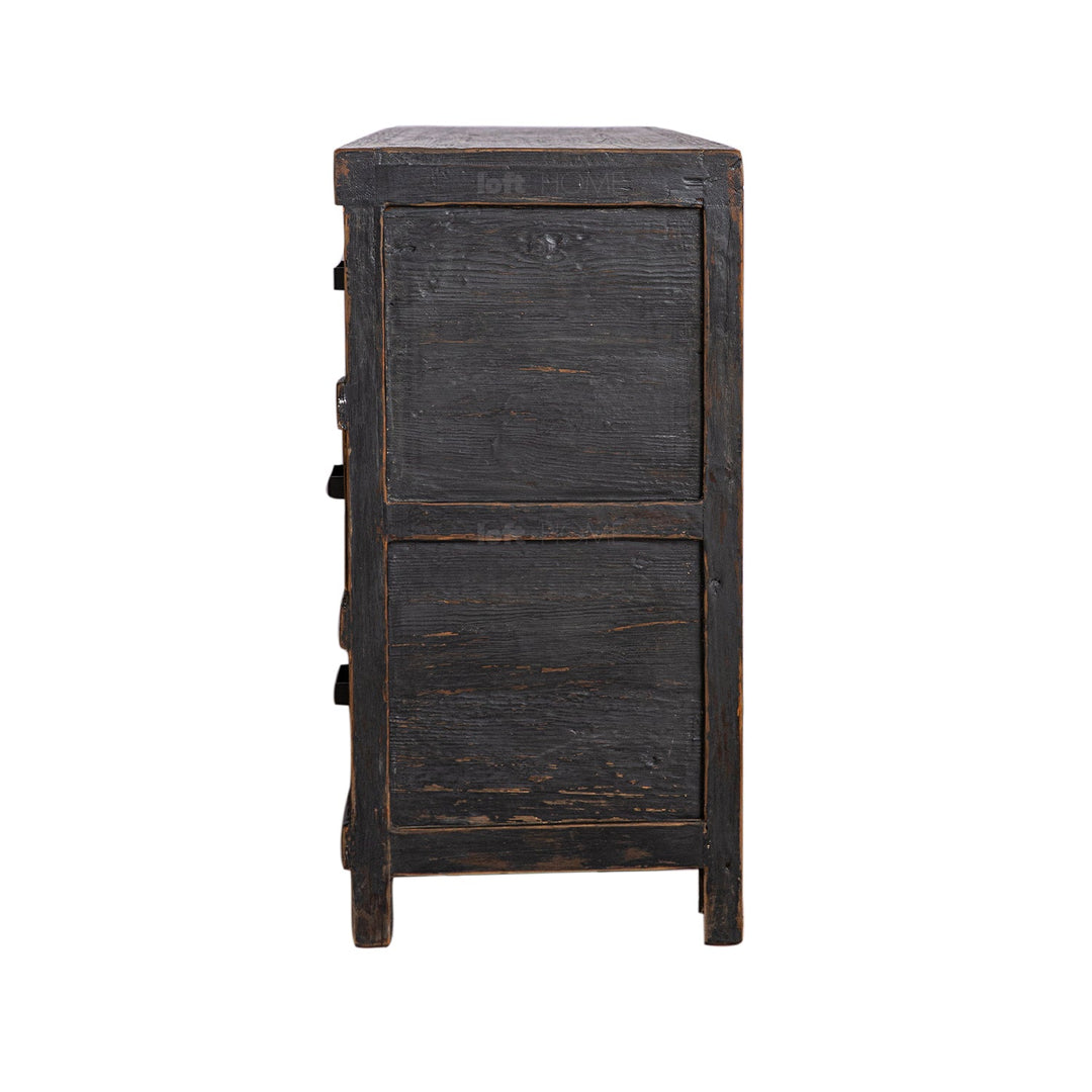 Rustic pine wood drawer cabinet splendor material variants.