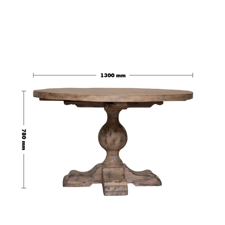 Rustic pine wood round dining table willow size charts.