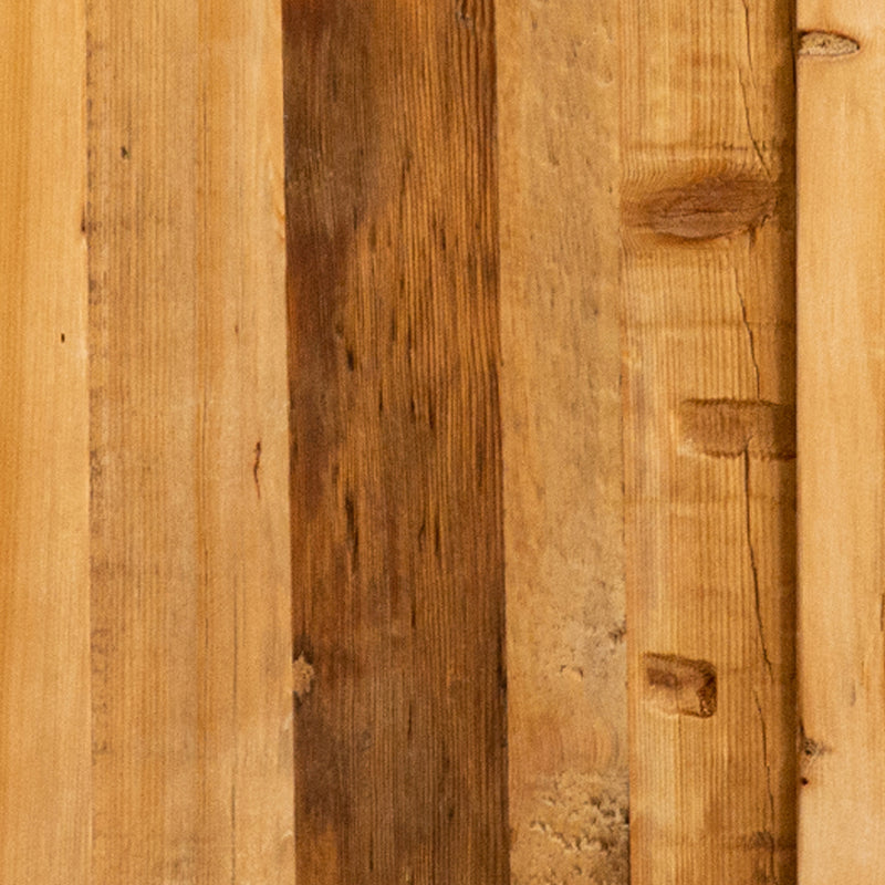 Rustic Pine Wood Storage Drawer Cabinet TRANQUILITY Material Details Chart