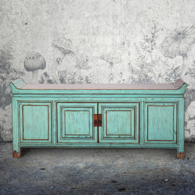 Rustic Pine Wood TV Console WHISPERS Good to Know Preview-1