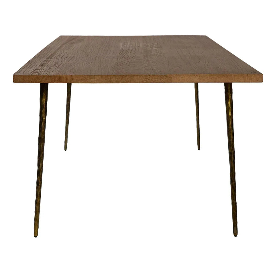 Rustic wood dining table splendor material variants.