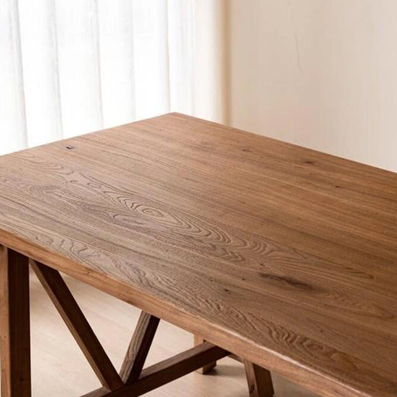 Rustic Elm Wood Dining Table CRAFT ELM Color Swatches