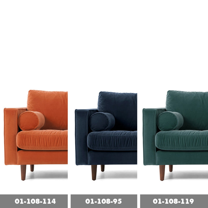 Modern Velvet 2 Seater Sofa SCOTT Color Variant