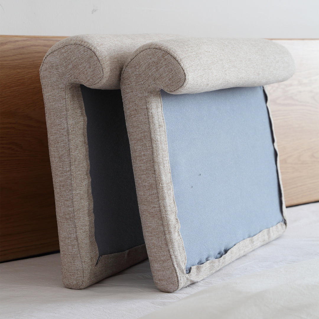 Scandinavian bed panel headboard cushion ease environmental situation.