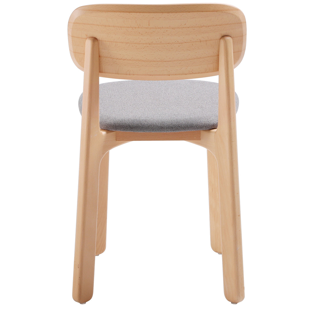 Scandinavian beech wood dining chair poppy s detail 4.