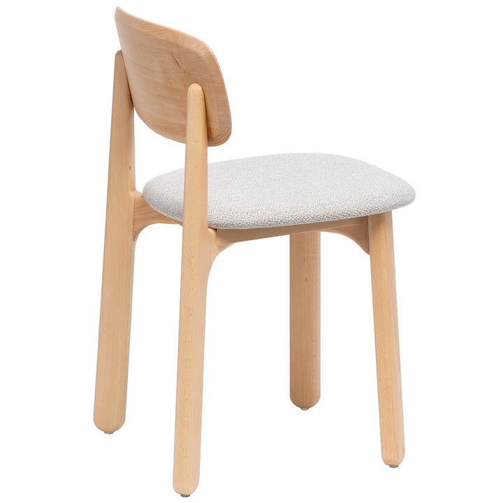 Scandinavian beech wood dining chair poppy s detail 5.