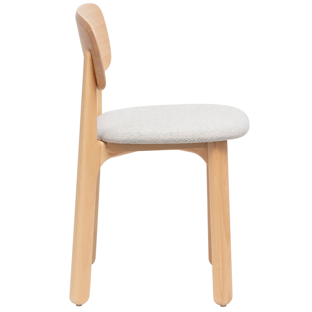 Scandinavian beech wood dining chair poppy s detail 6.