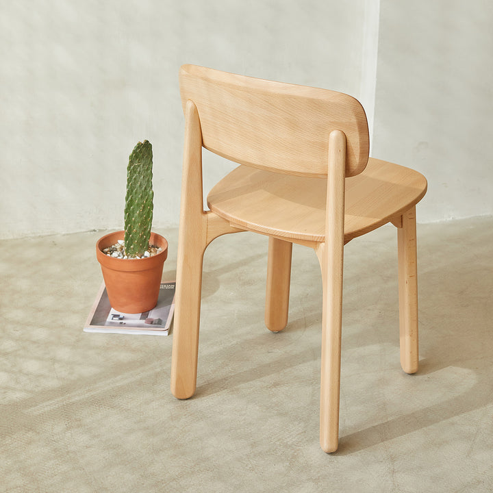 Scandinavian Beech Wood Dining Chair POPPY