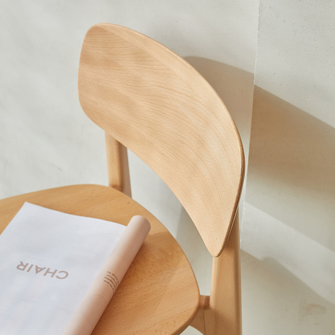 Scandinavian Beech Wood Dining Chair POPPY