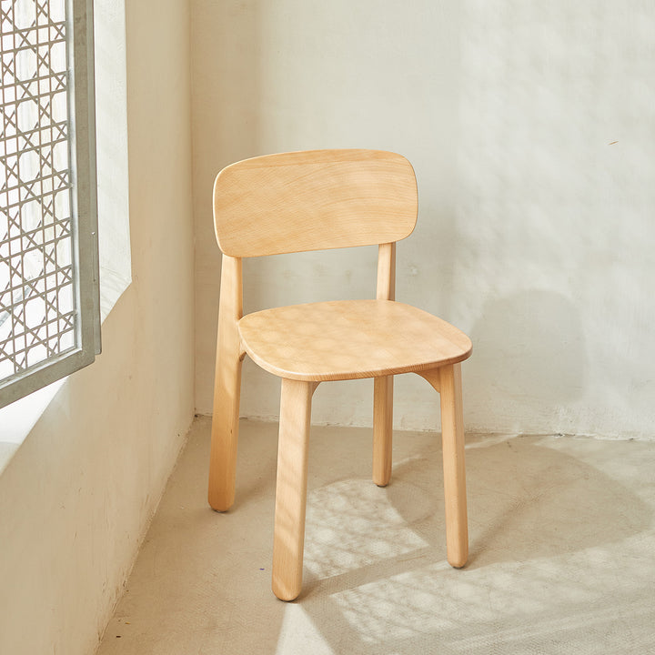 Scandinavian Beech Wood Dining Chair POPPY