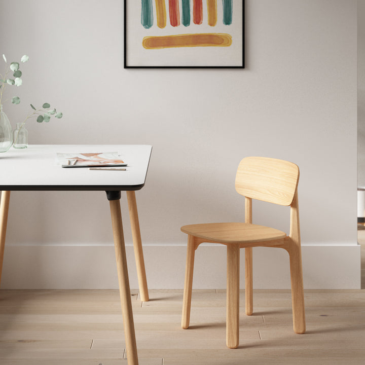 Scandinavian Beech Wood Dining Chair POPPY