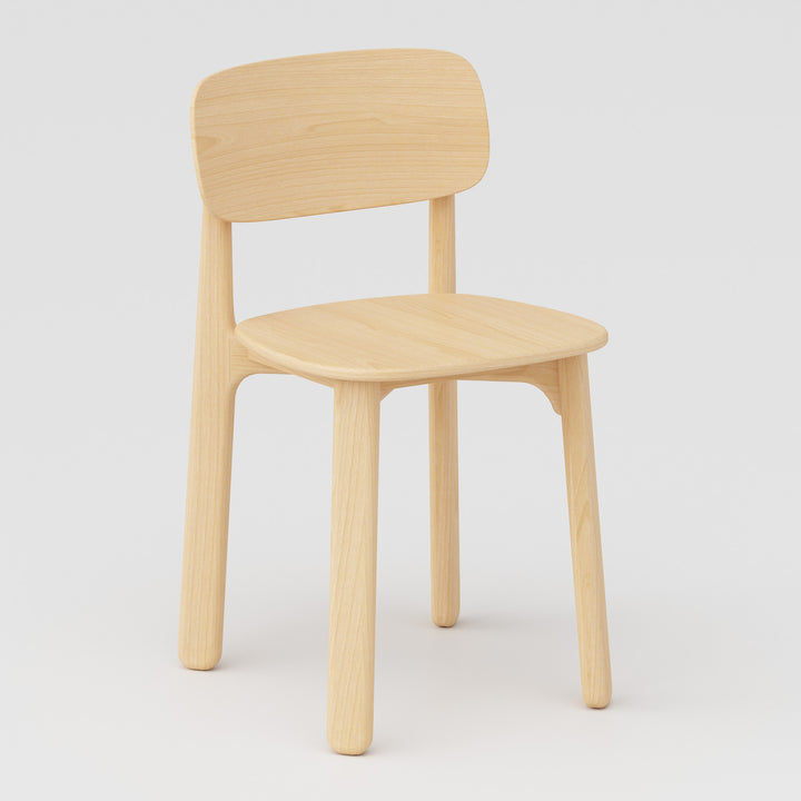 Scandinavian Beech Wood Dining Chair POPPY