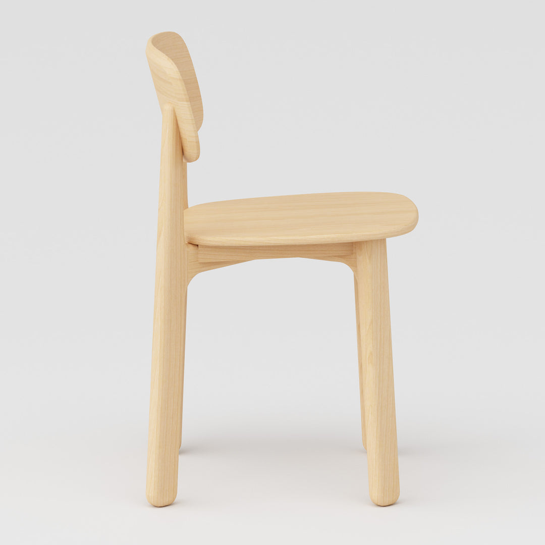 Scandinavian Beech Wood Dining Chair POPPY