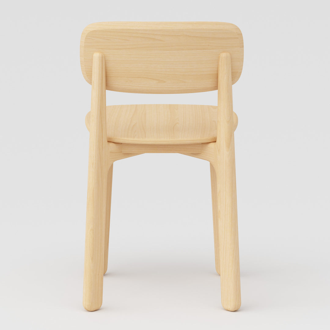 Scandinavian Beech Wood Dining Chair POPPY