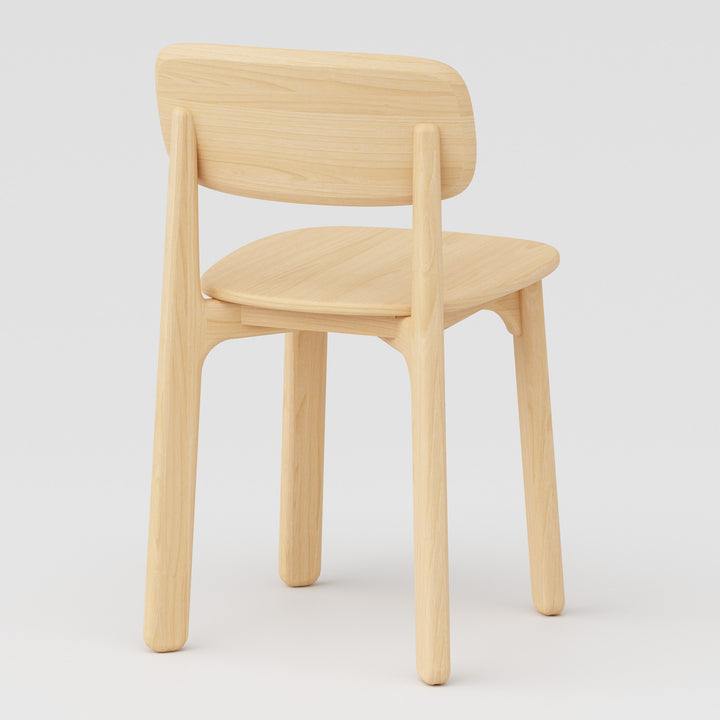 Scandinavian Beech Wood Dining Chair POPPY