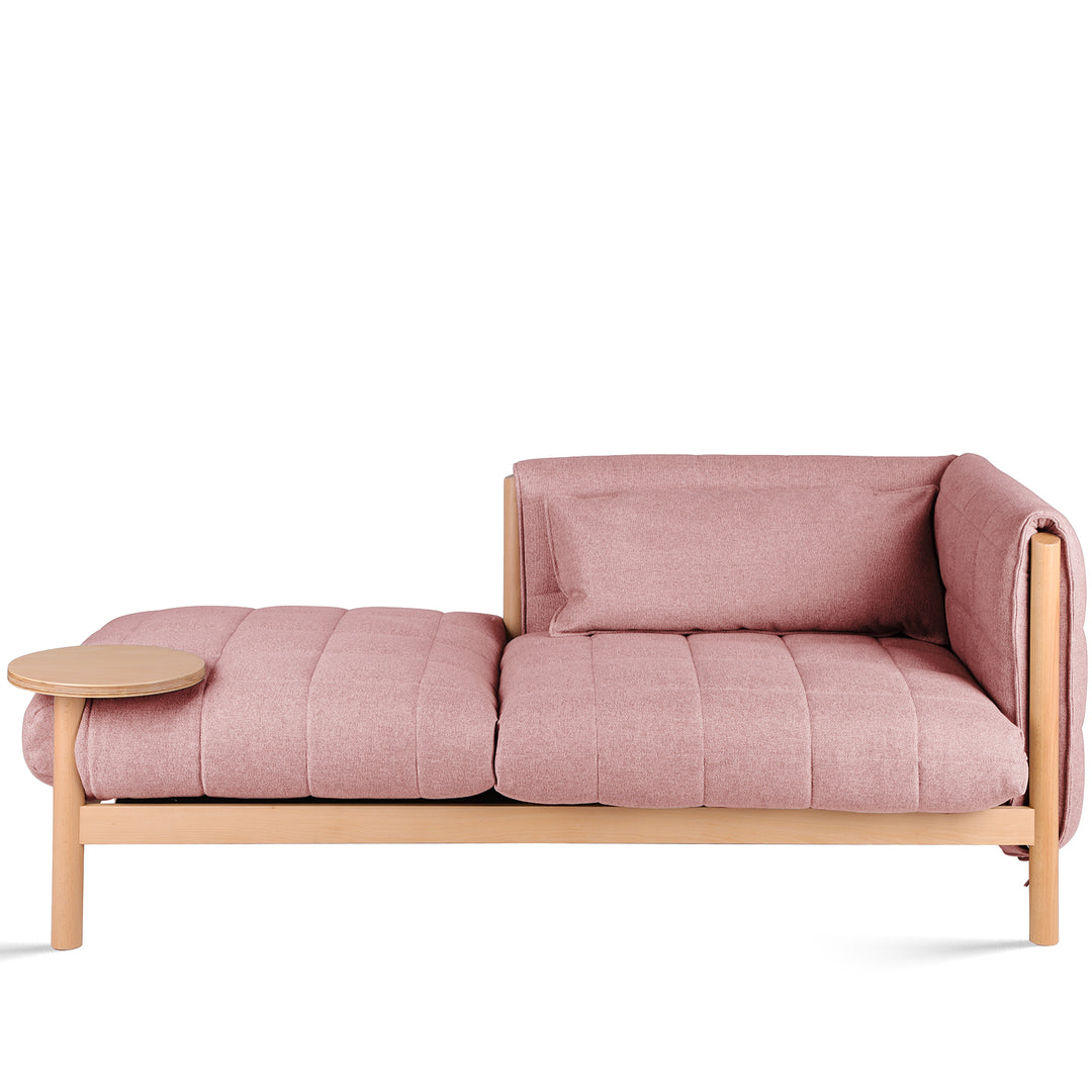 Scandinavian Beech Wood Fabric 2 Seater Sofa HILDA ST