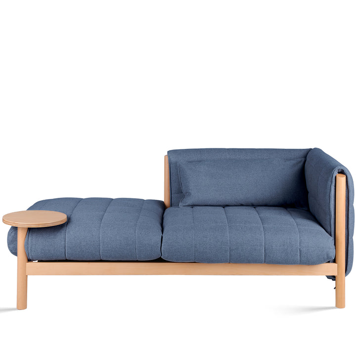 Scandinavian Beech Wood Fabric 2 Seater Sofa HILDA ST