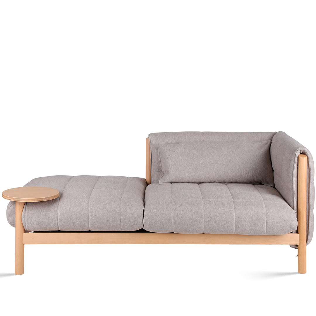 Scandinavian Beech Wood Fabric 2 Seater Sofa HILDA ST