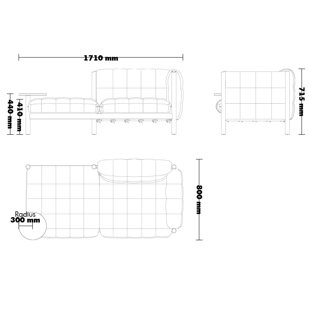 Scandinavian beech wood fabric 2 seater sofa hilda st size charts.