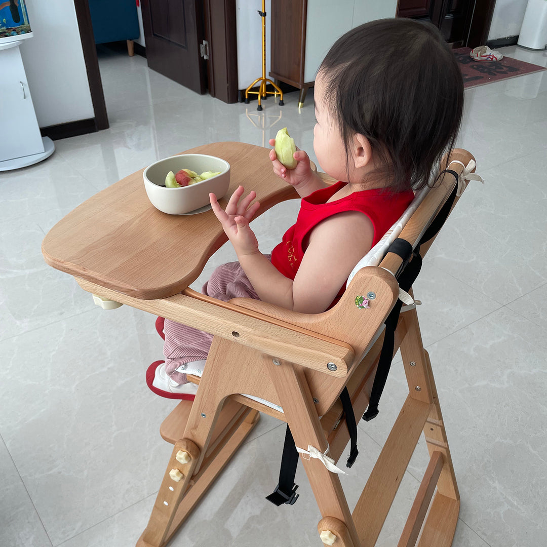 Scandinavian Beech Wood Kids Dining Chair AYLA