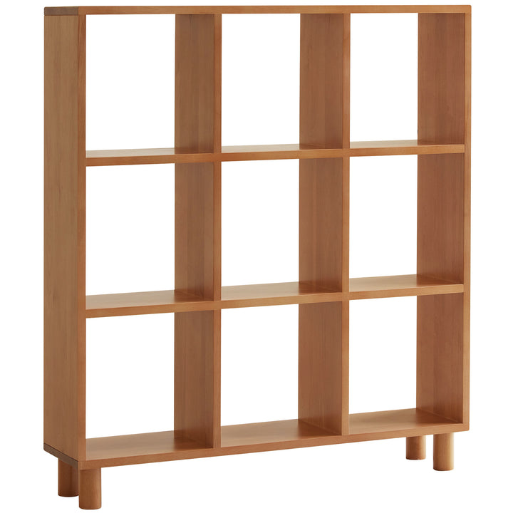 Scandinavian Beech Wood Shelf Bookshelf MURAL