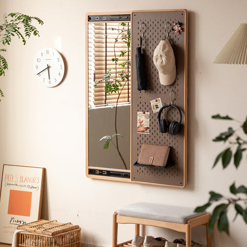 [Ready Stock] Mirror PIVOLT | Pivolt Oak Walnut | L450 x W53 x H1200mm Good to Know Preview-1
