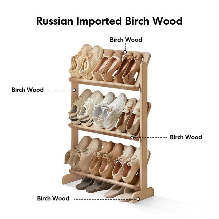 Scandinavian birch wood shoe shelf lina detail 4.