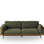 Scandinavian Boucle Fabric 3 Seater Sofa HARVEST