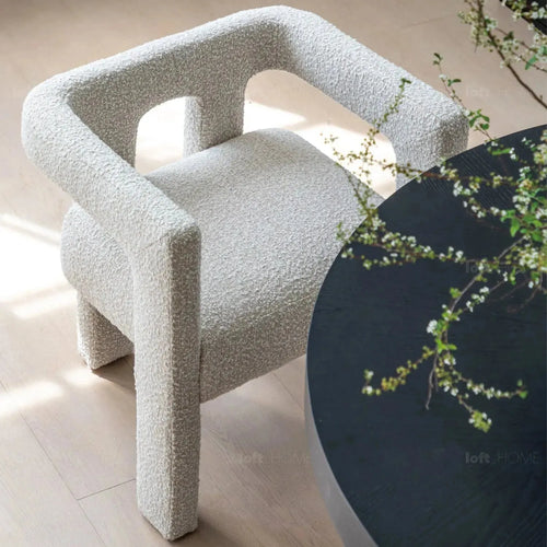Bauhaus Boucle Fabric Dining Chair WHIM Good to Know Preview-1