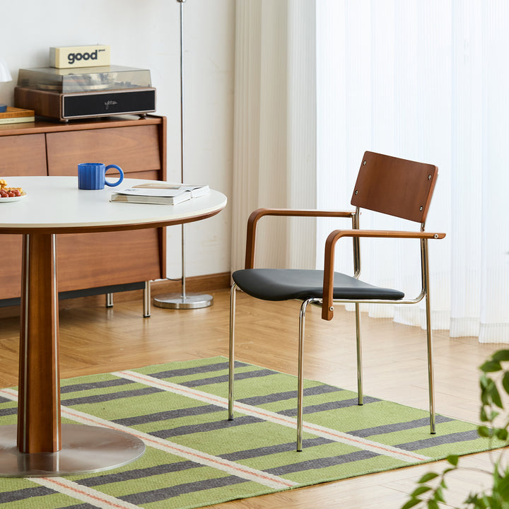 Scandinavian boxwood dining chair pinecone color swatches.