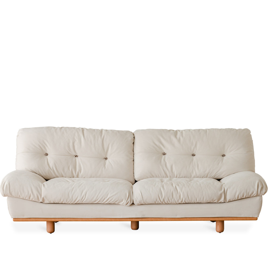 Scandinavian Cat Scratch Resistant Fabric 2 Seater Sofa NIMBUS