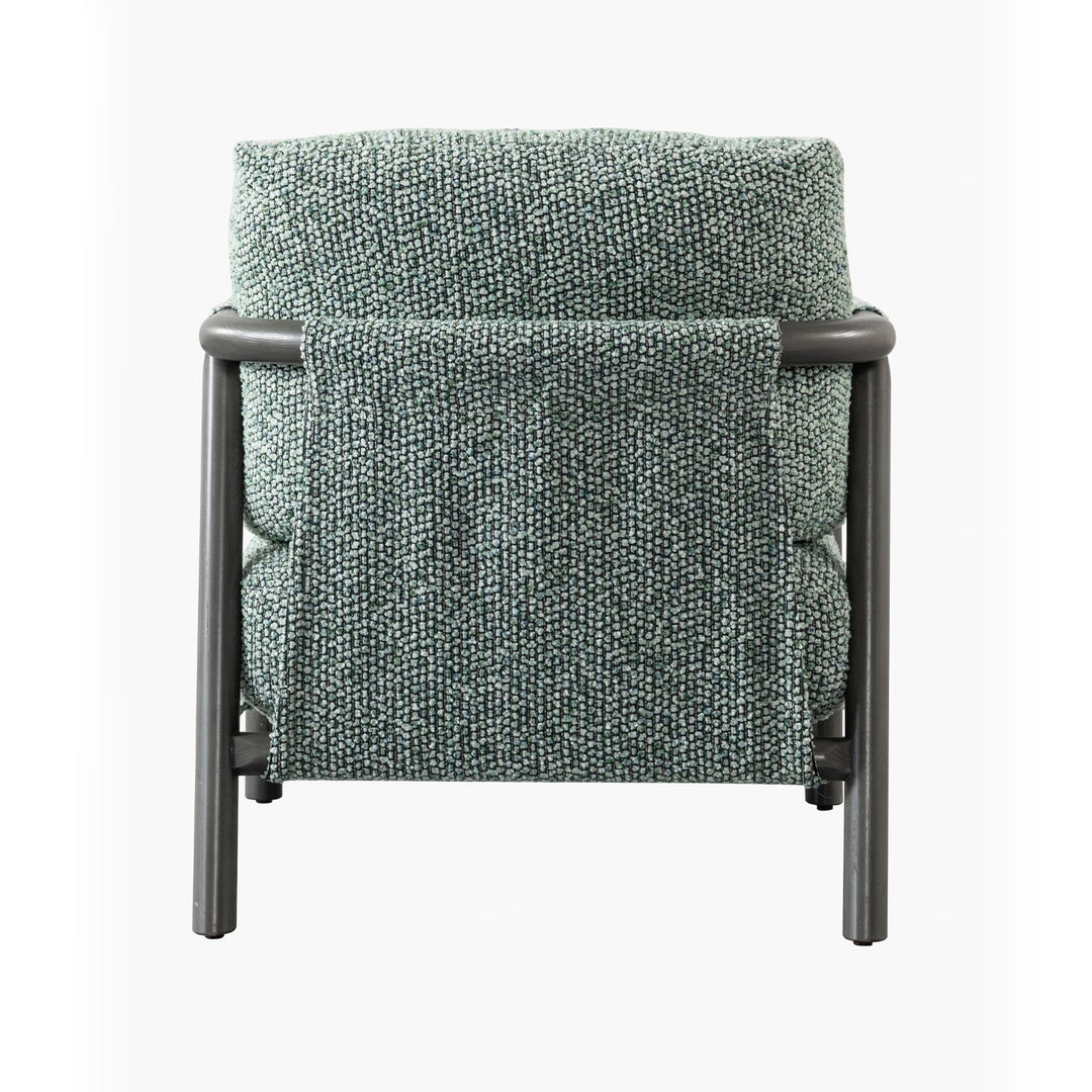 Scandinavian chenille velvet fabric 1 seater sofa sence situational feels.