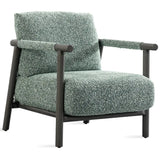 Japandi Chenille Velvet Fabric 1 Seater Sofa SENCE