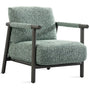 Japandi Chenille Velvet Fabric 1 Seater Sofa SENCE